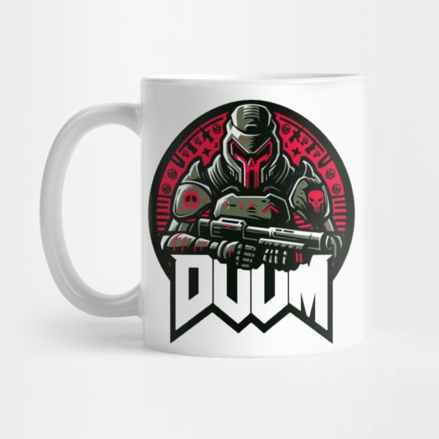 Doom Guy Transparent Logo by The Doom Guy